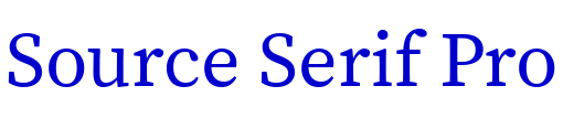 Source Serif Pro fonte